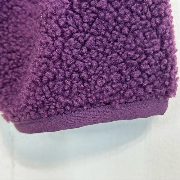 PINKVictoria’s Secret Cozy Lounge Button Closure Sleeve Sherpa Jacket Size Small - Picture 11 of 13